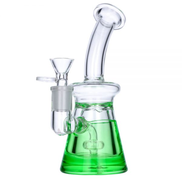 Glass Glycerine Beaker Bubbler with Showerhead Percolator