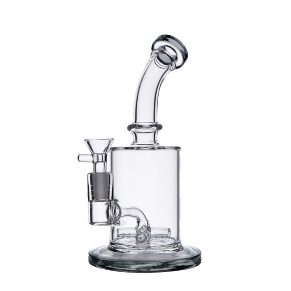 Glass Bubbler with Slitted Cross Perc