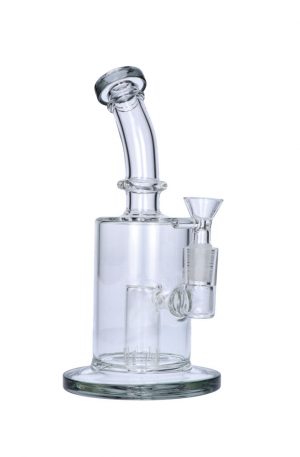 Glass Bubbler with Slitted Perc | 9 Inch