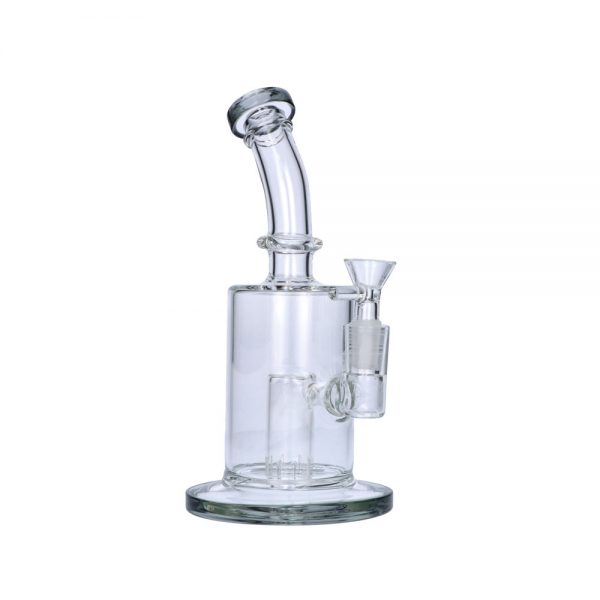 Glass Bubbler with Slitted Perc | 9 Inch