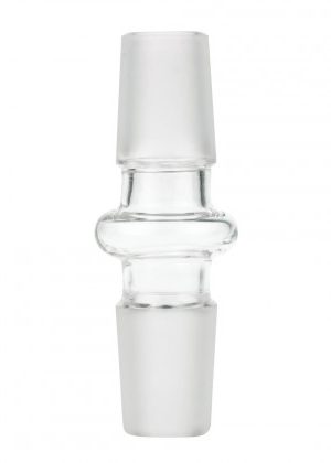 Clear Glass Adapter | Male 18.8mm > Male 18.8mm