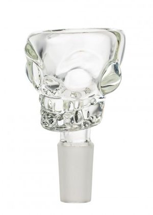 Clear Glass Skull Bowl | Large