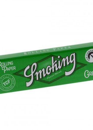 Smoking Green #8 – Cut Corners – Single Wide Rice Rolling Papers – Single Pack