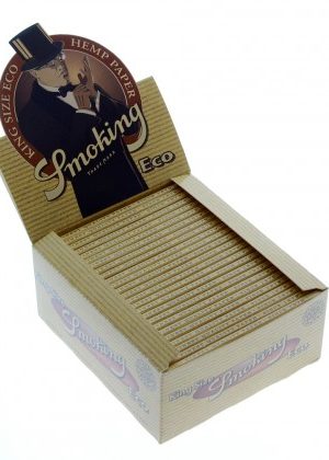 Smoking Eco King Size Slim Hemp Rolling Papers – Box of 50 Packs