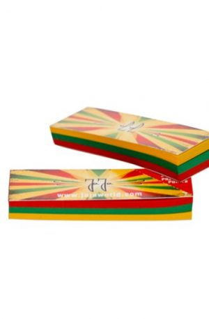 JaJa Rasta Colored Paper Filter Tips | Single Pack