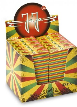 JaJa Rasta Colored Paper Filter Tips – Box of 100 Packs