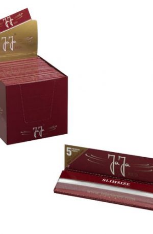 JaJa Red King Size Slim Rolling Papers – Box of 100 Packs